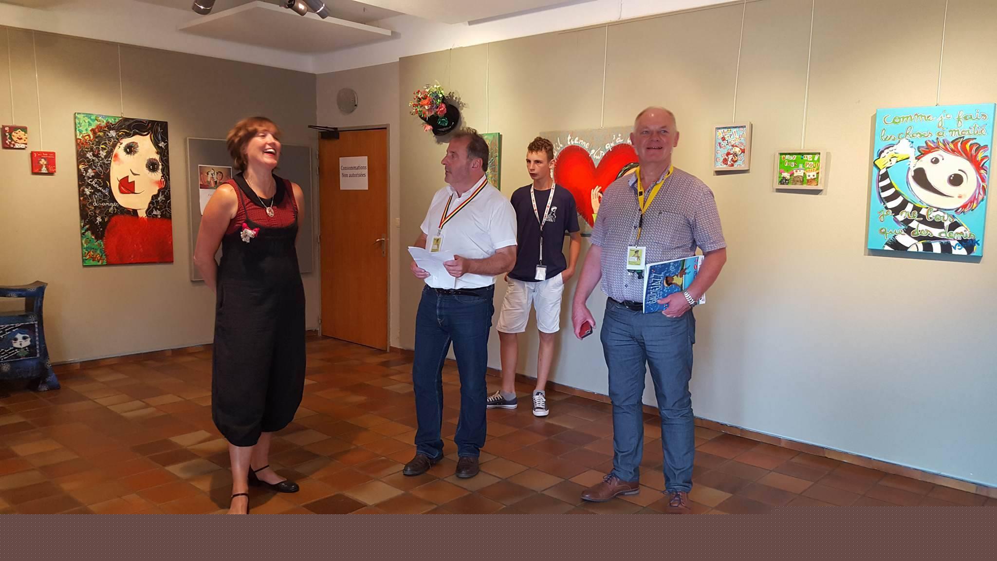 Exposition de Virginie Bara au Gaume Jazz Festival