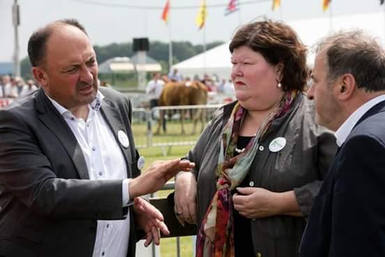 Foire agricole de Libramont : Visite en compagnie de notre ministre de la Santé Foire agricole de Libramont : Visite en compagnie de notre ministre de la Santé