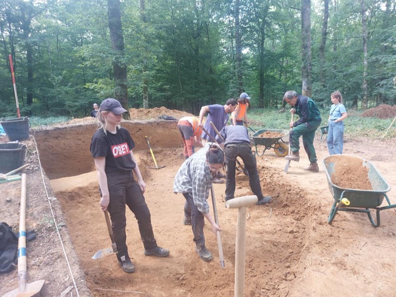 Fouilles à St Vincent Fouilles à St Vincent