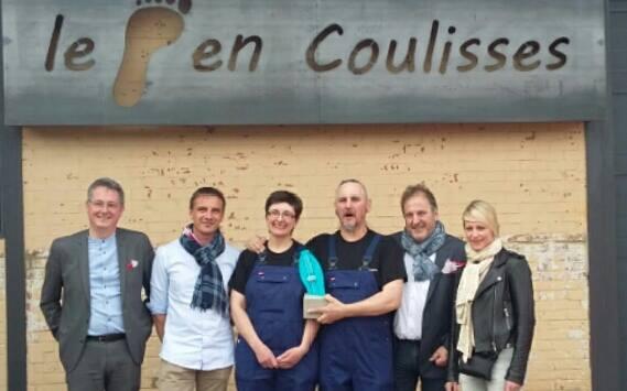 Inauguration du Pied en Coulisses à Lamorteau