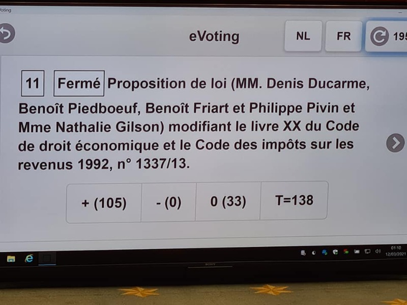 Modification du Livre XX du Code Modification du Livre XX du Code