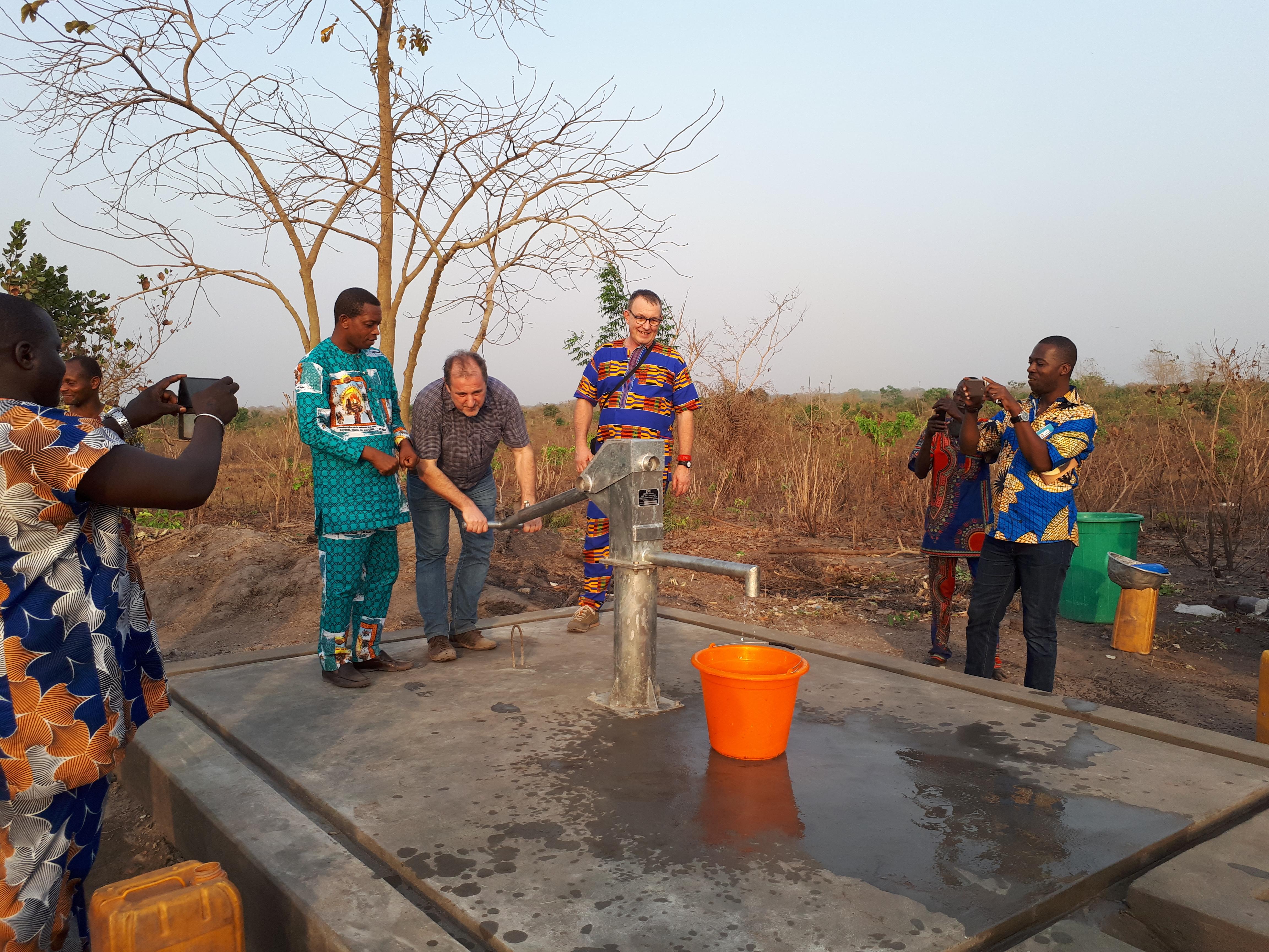 Partenariat Tintigny-Djidja : Réalisation d'une adduction d'eau au village de Gobaix 