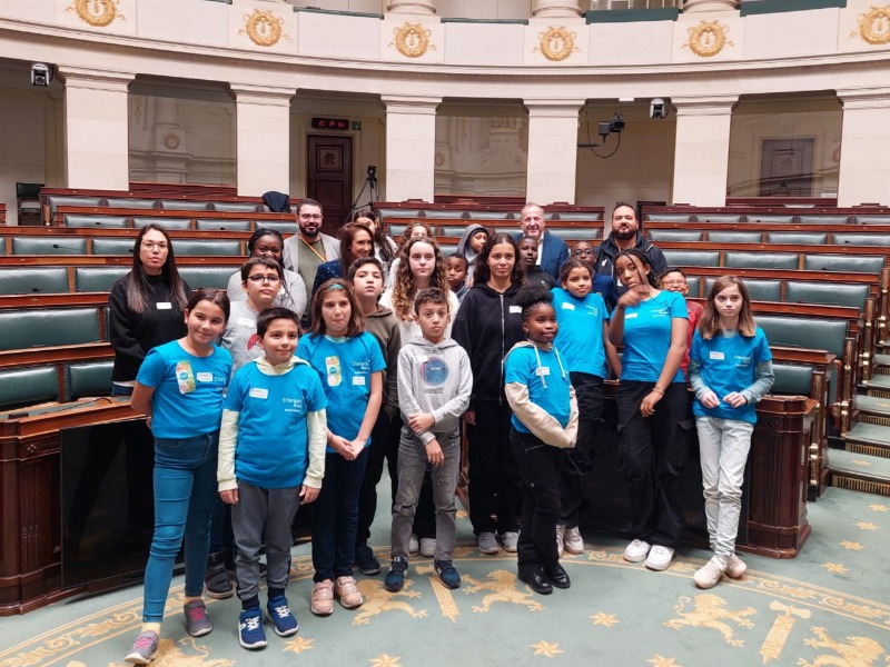 Place aux Enfants : visite du parlement fédéral Place aux Enfants : visite du parlement fédéral