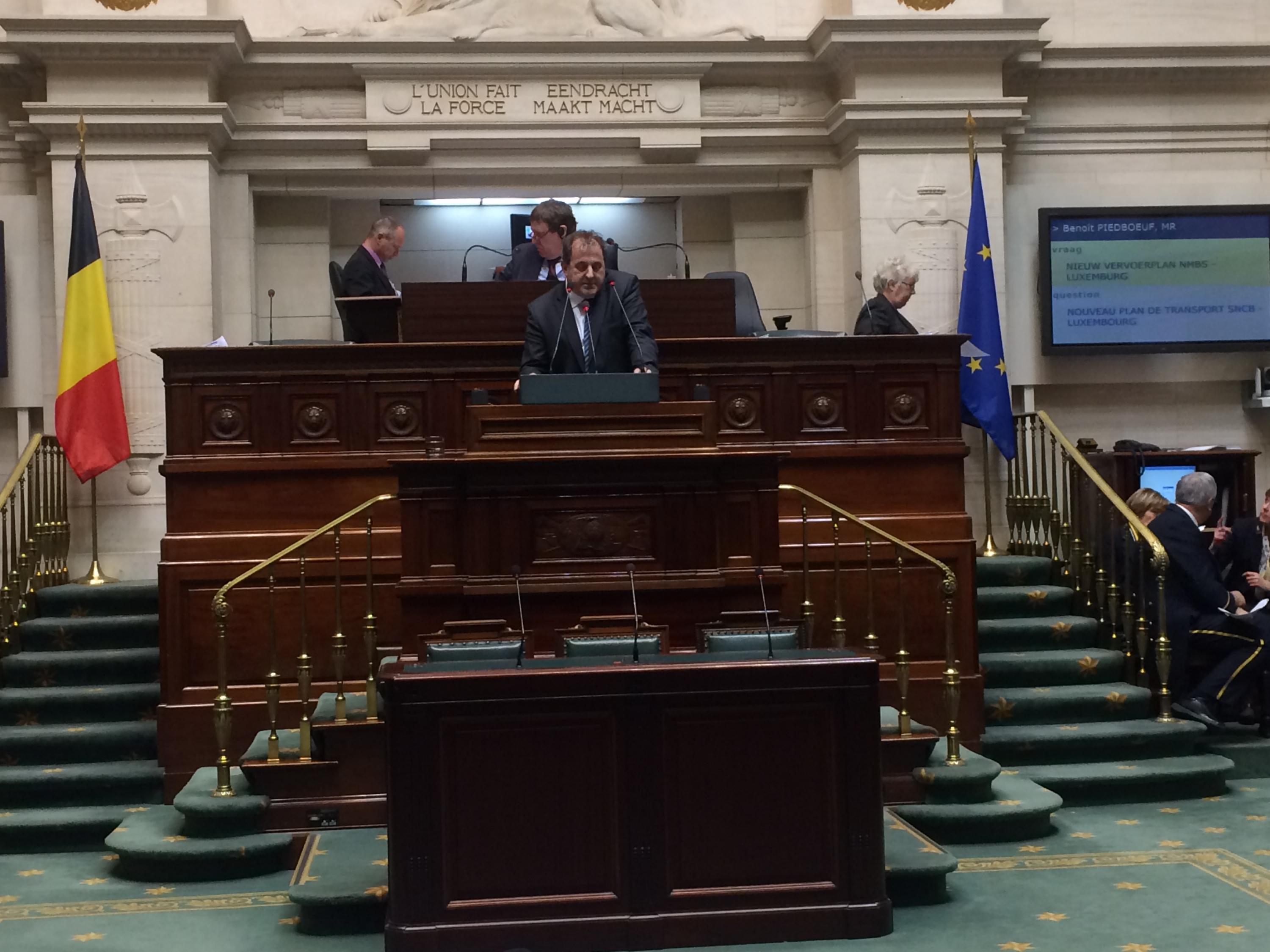 Question à Jacqueline Galant sur le Plan de Transport Question à Jacqueline Galant sur le Plan de Transport