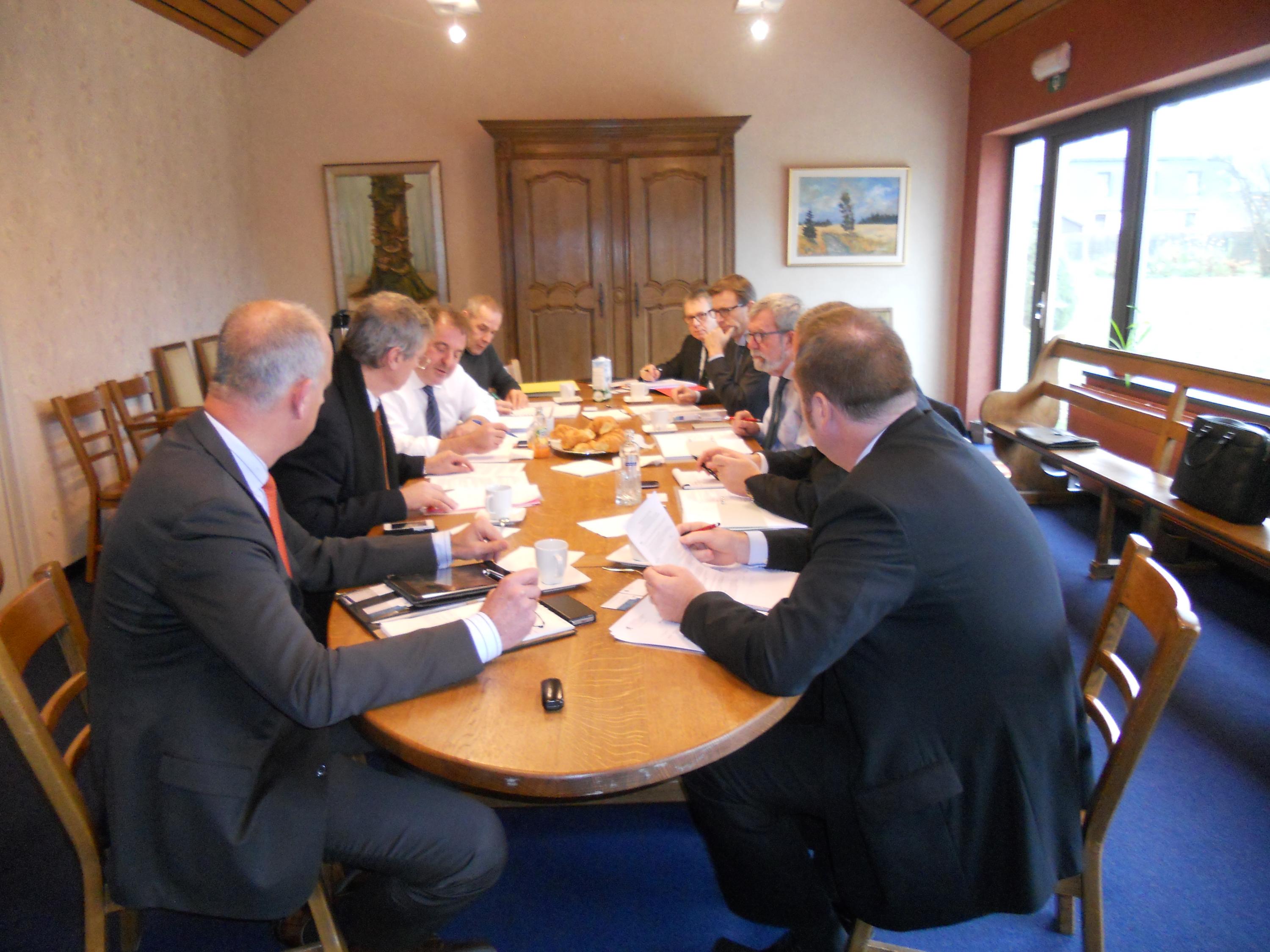 Réunion de travail avec les CFL