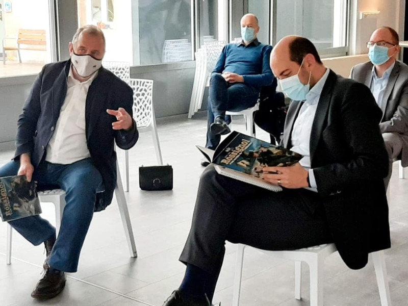 Visite de Mathieu Michel à Tintigny Visite de Mathieu Michel à Tintigny